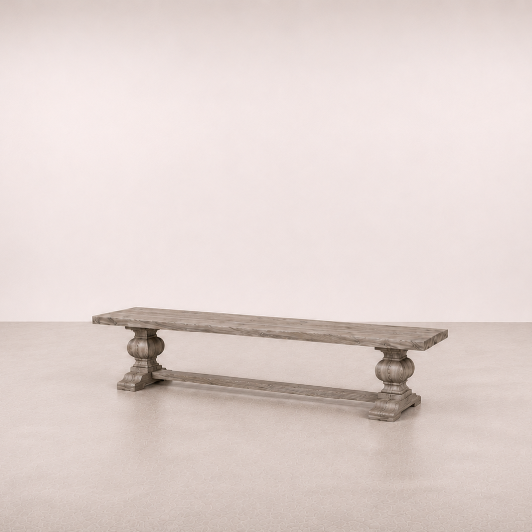 Collectable Dining Table + Two Benches - Ouhout