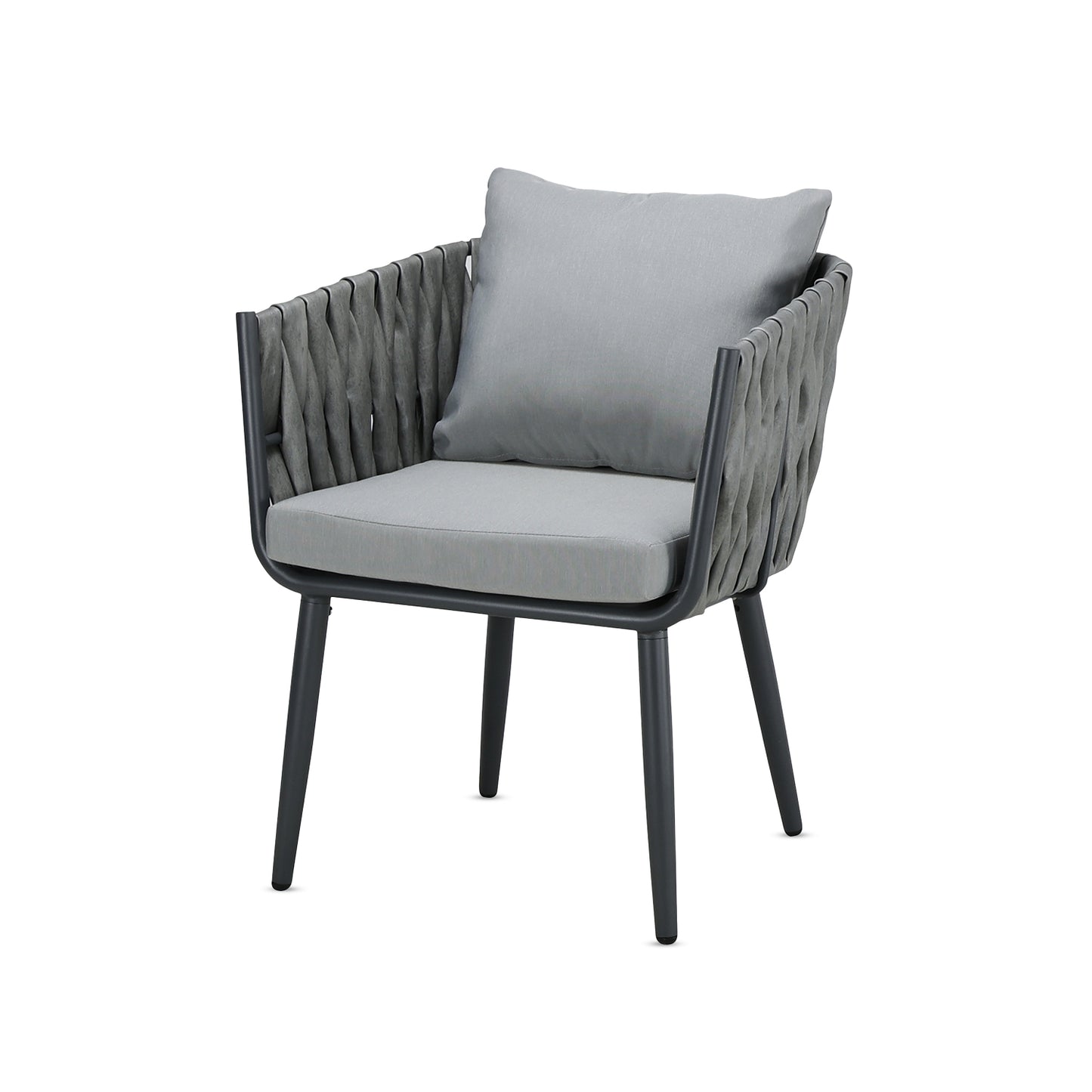 Patio Palette Outdoor Dining Chair | Dark Grey - Ouhout