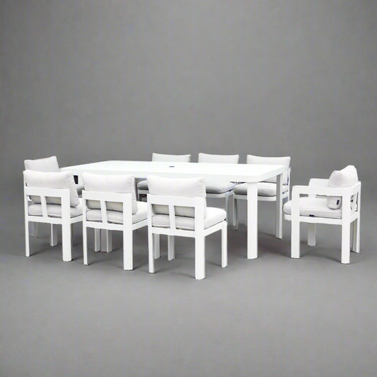 Sturdy Haven Dining Set | White