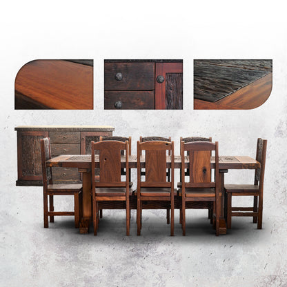 Sleeper Table with T-Legs - Ouhout