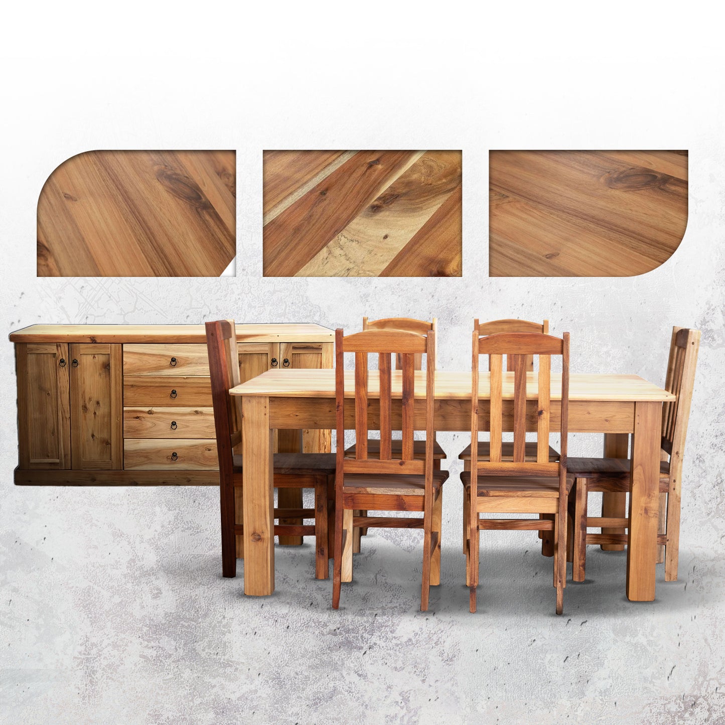 Blackwood Dining Table - Ouhout