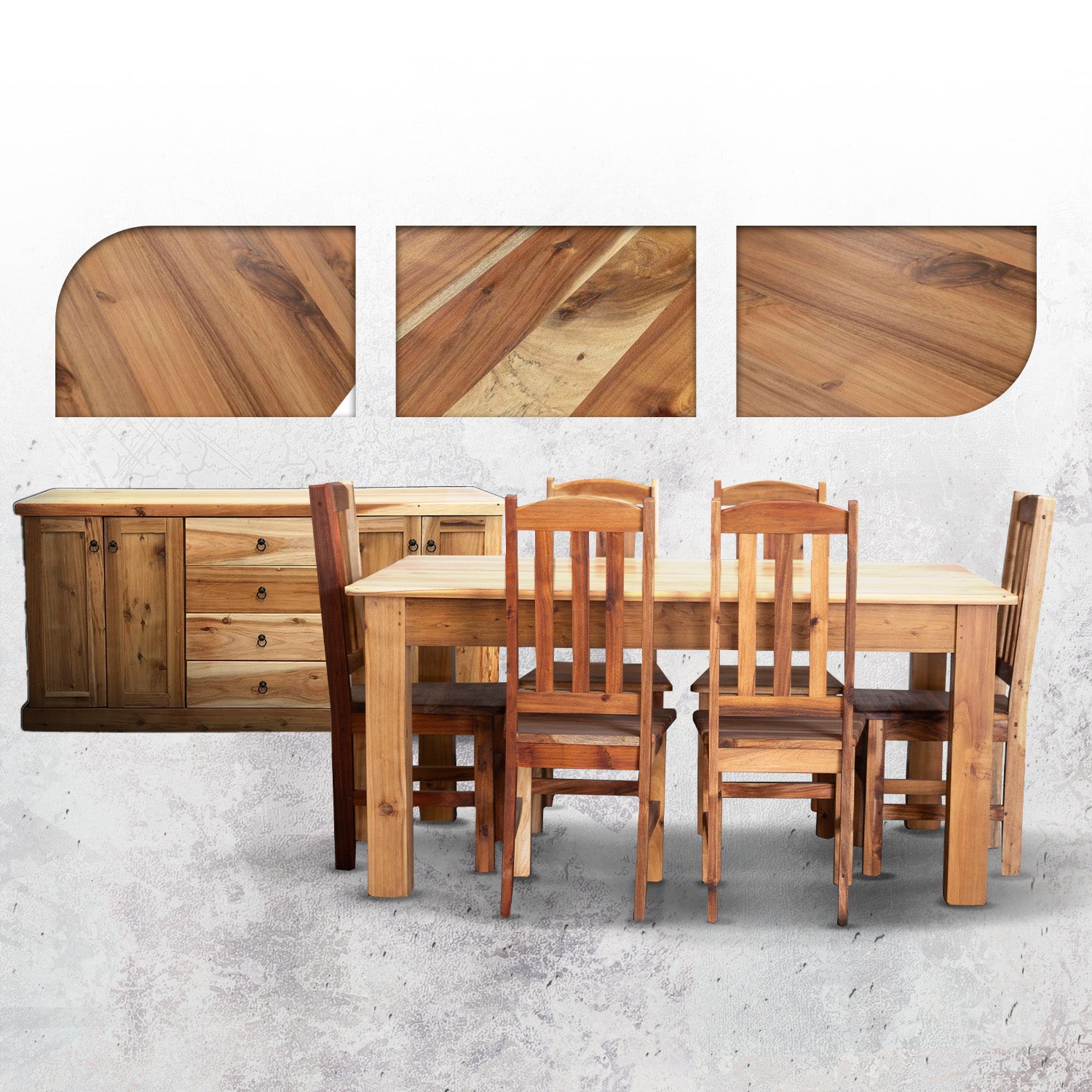 Blackwood Dining Table - Ouhout