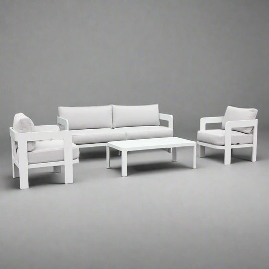 Sturdy Haven Lounge Set | White