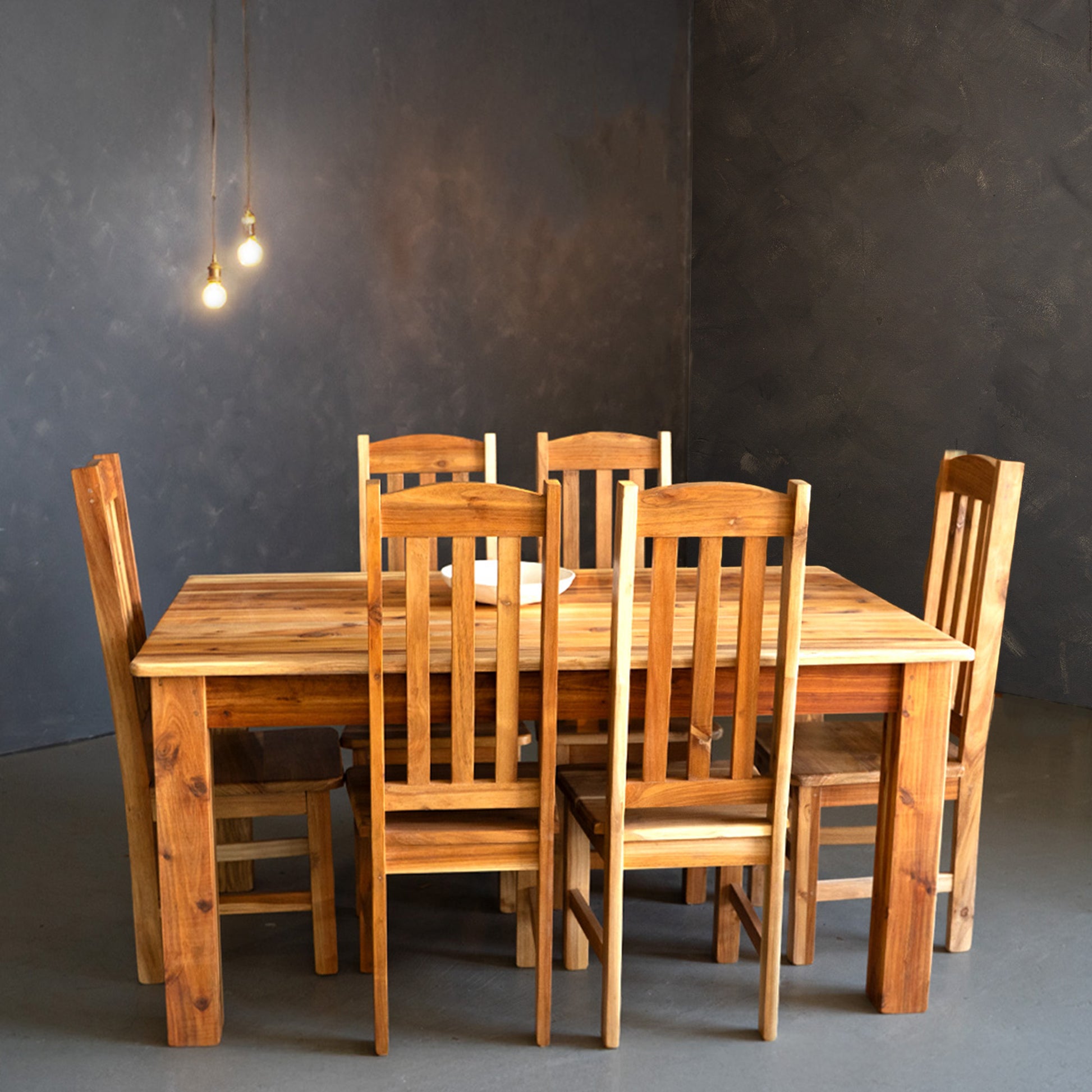 Blackwood Table with Dining Chairs - Ouhout