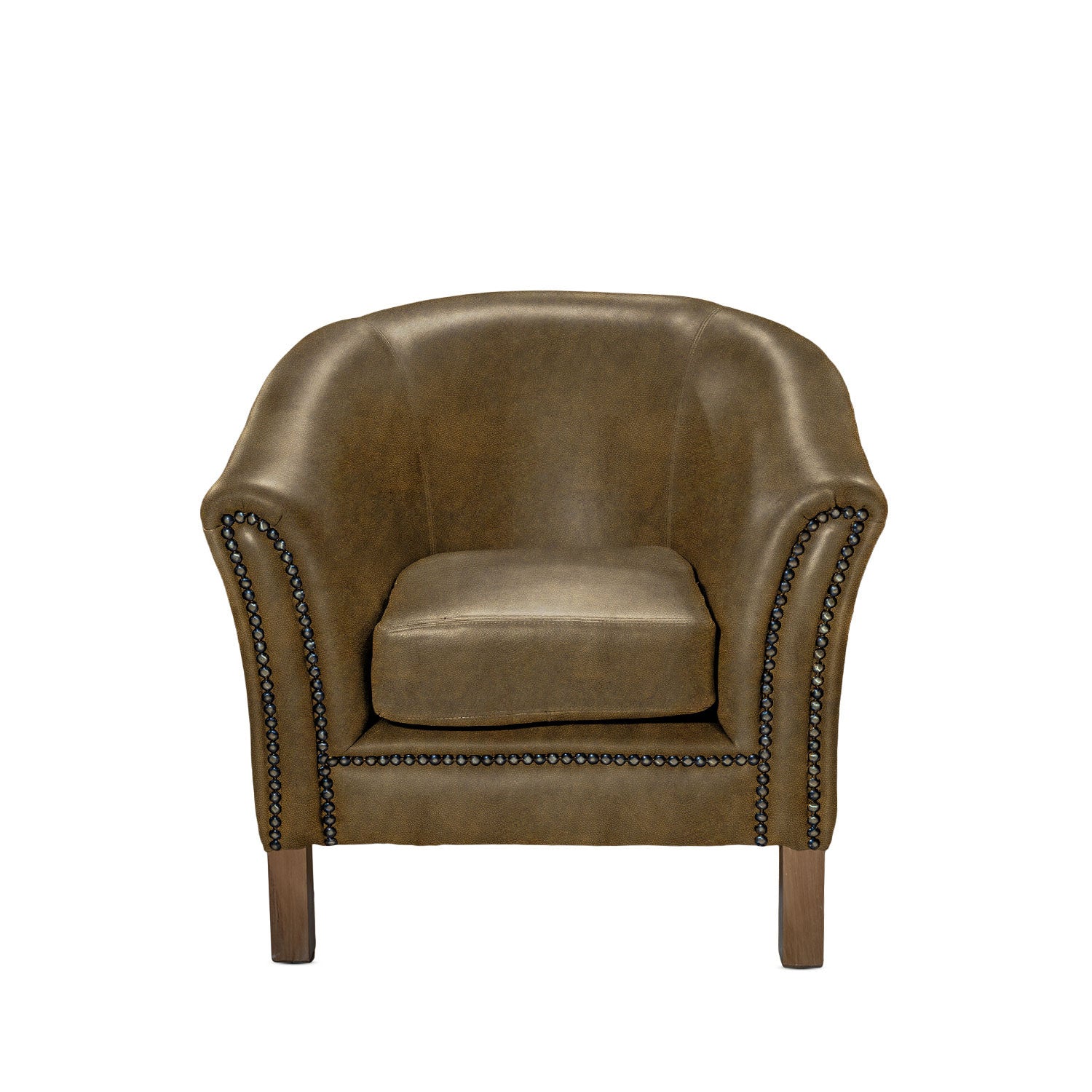 Tub Chair | Leather - Ouhout