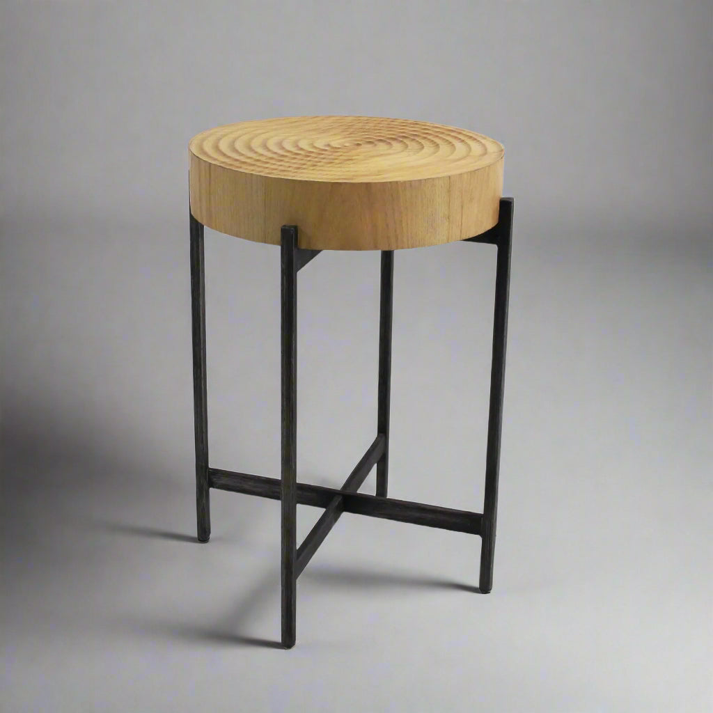 Bashir Side Table - Ouhout