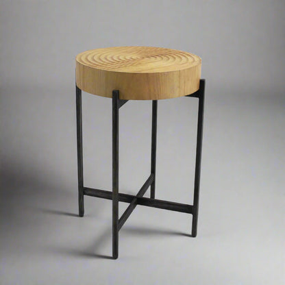 Bashir Side Table - Ouhout