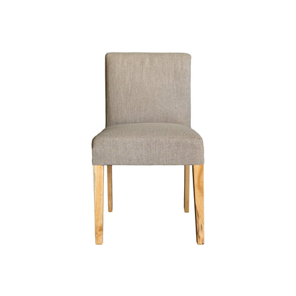 Blackwood Live Edge Dining Combo | Material Chairs