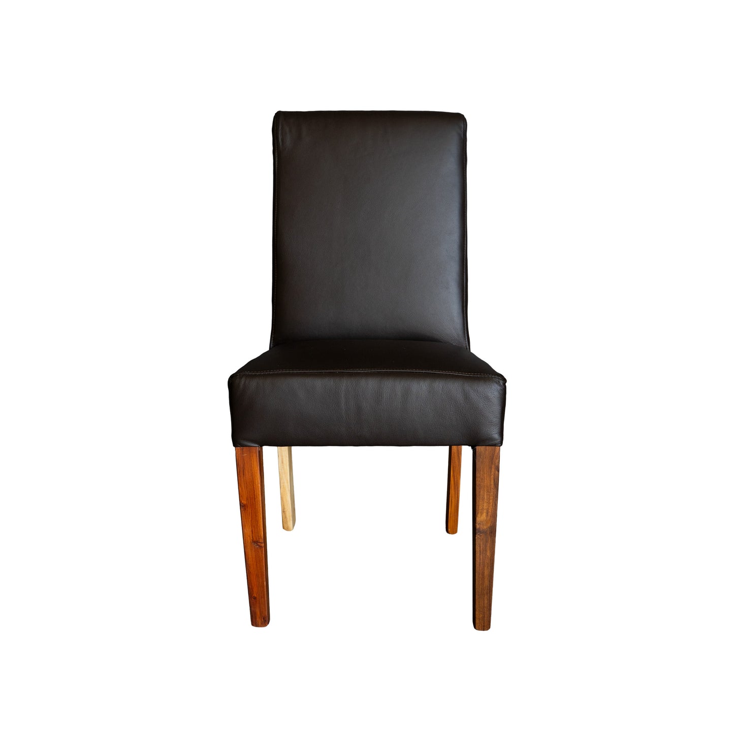 Blackwood Live Edge Dining Combo | Leather Chairs