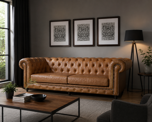 Chesterfield | Leather Sofa - Ouhout