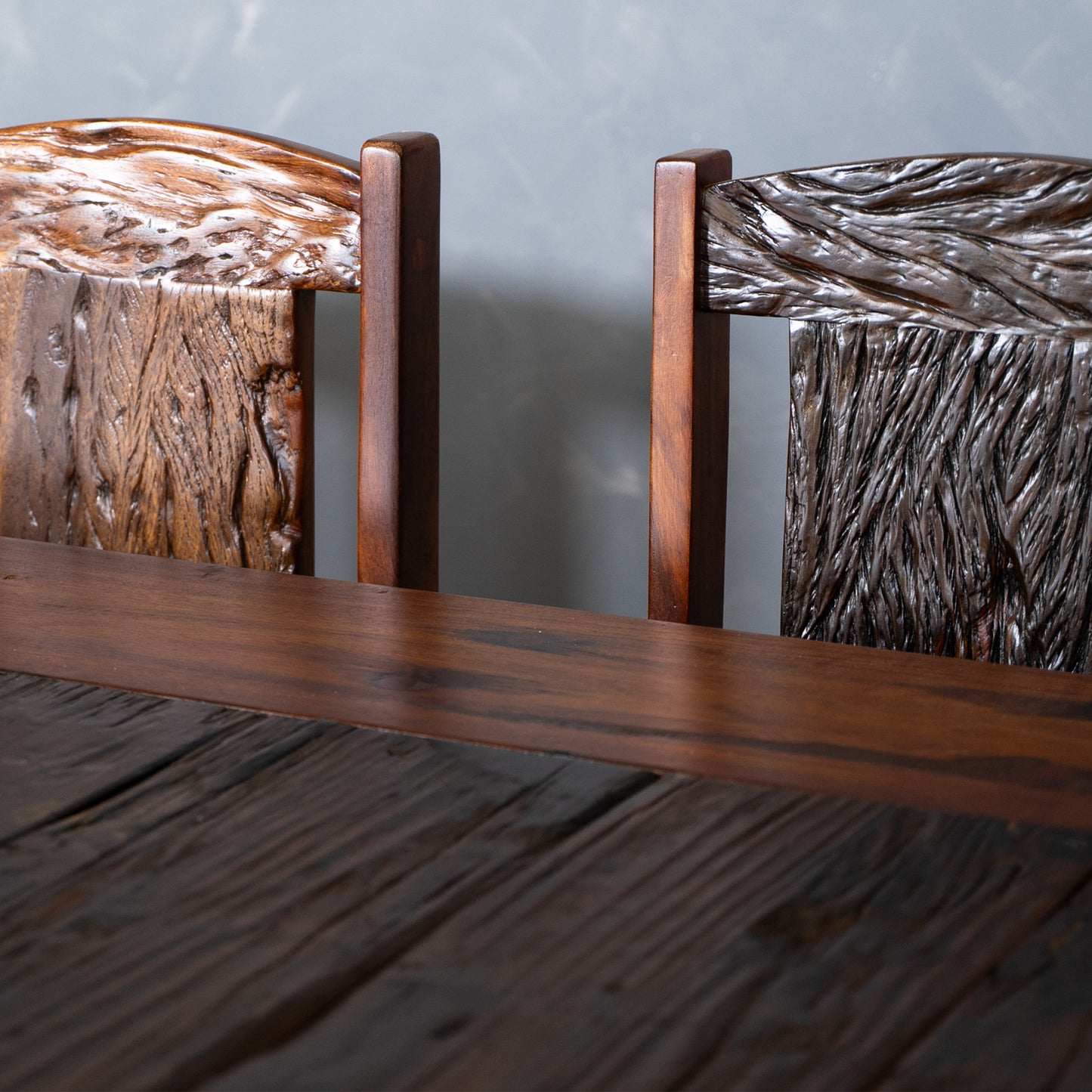 Sleeper Wood Table With Dining Chairs - Ouhout