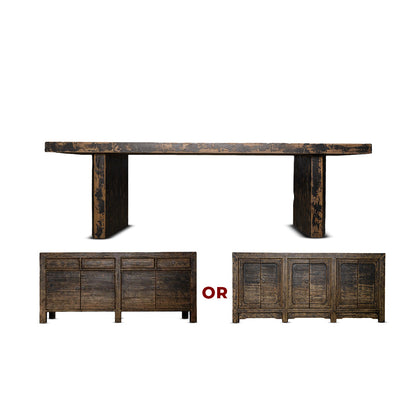 Congo Karoo Dining Table + Congo Hilltop Buffet OR Outeniqua Buffet