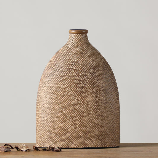 Earthen Tapestry Vase | 215x90x300mm