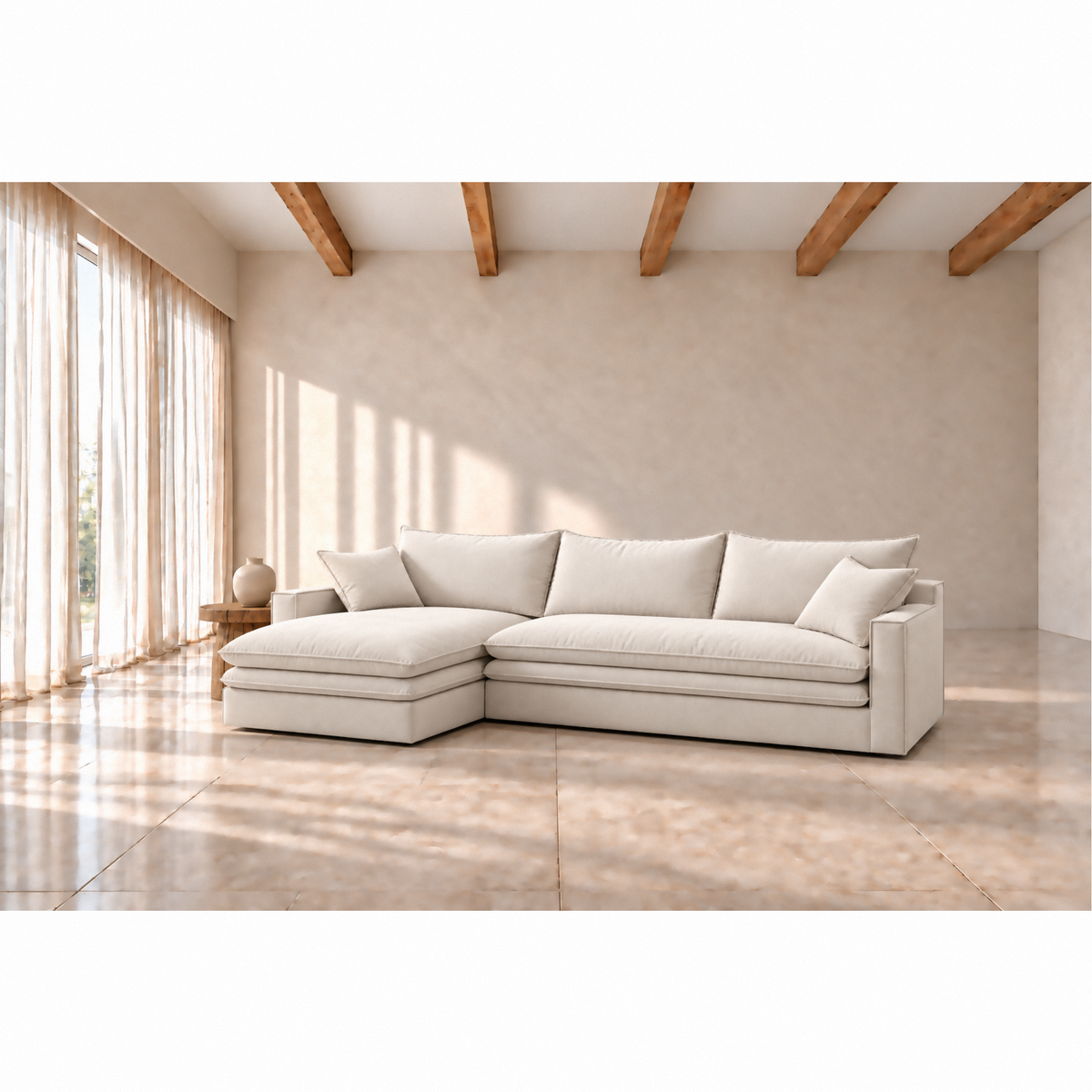 Thali Fabric Couch - Ouhout