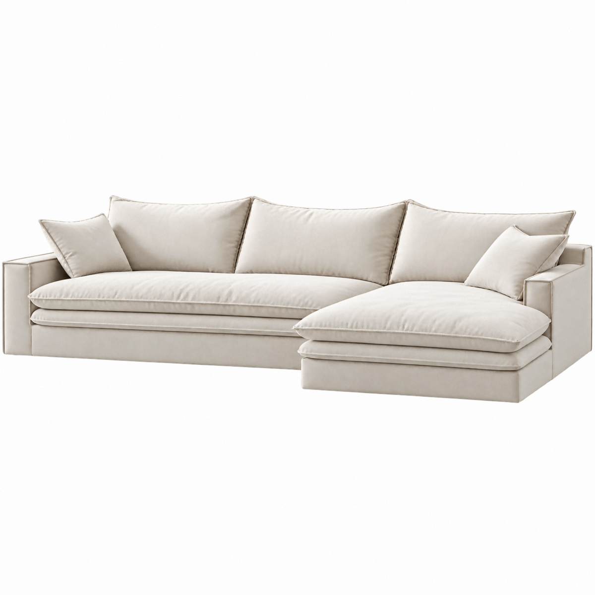 Thali Fabric Couch - Ouhout