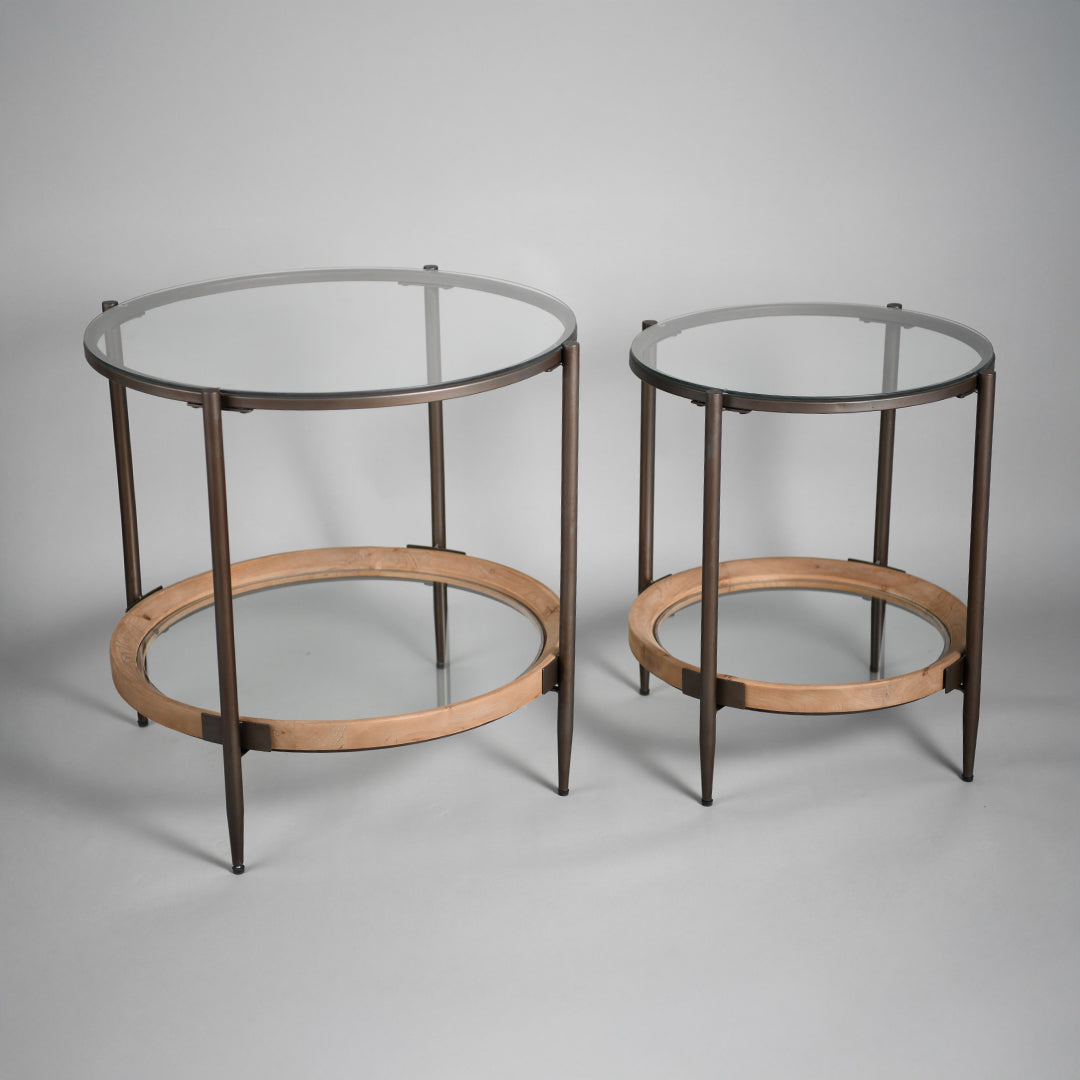 Karee Round Side Table set