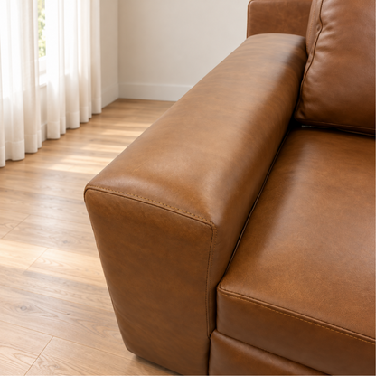Karas Leather Couch