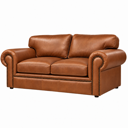 Namib Leather Couch - Ouhout