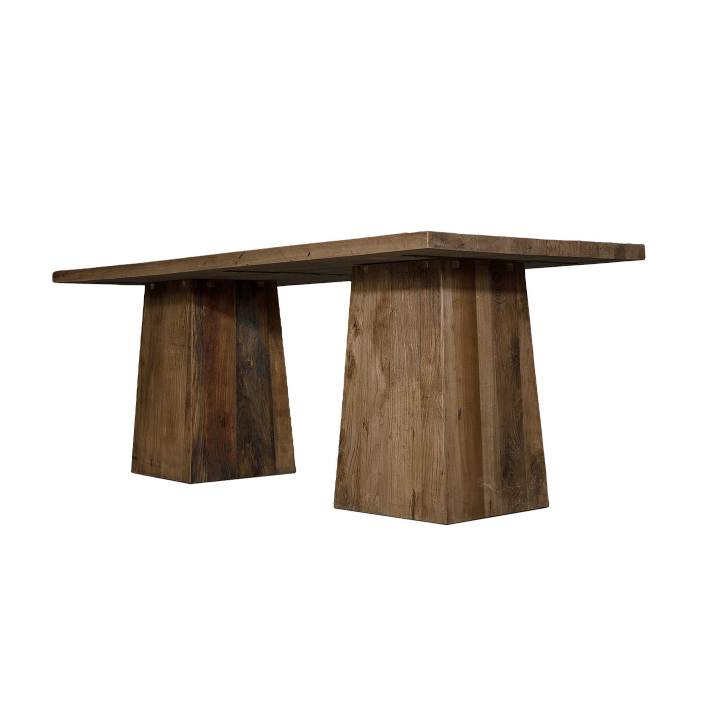 Pillar Dining Table - Ouhout