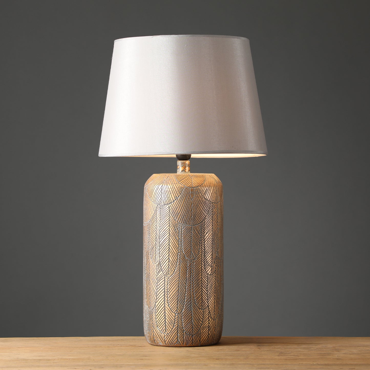 Radiant Plume Table Lamp Tall | Bronze