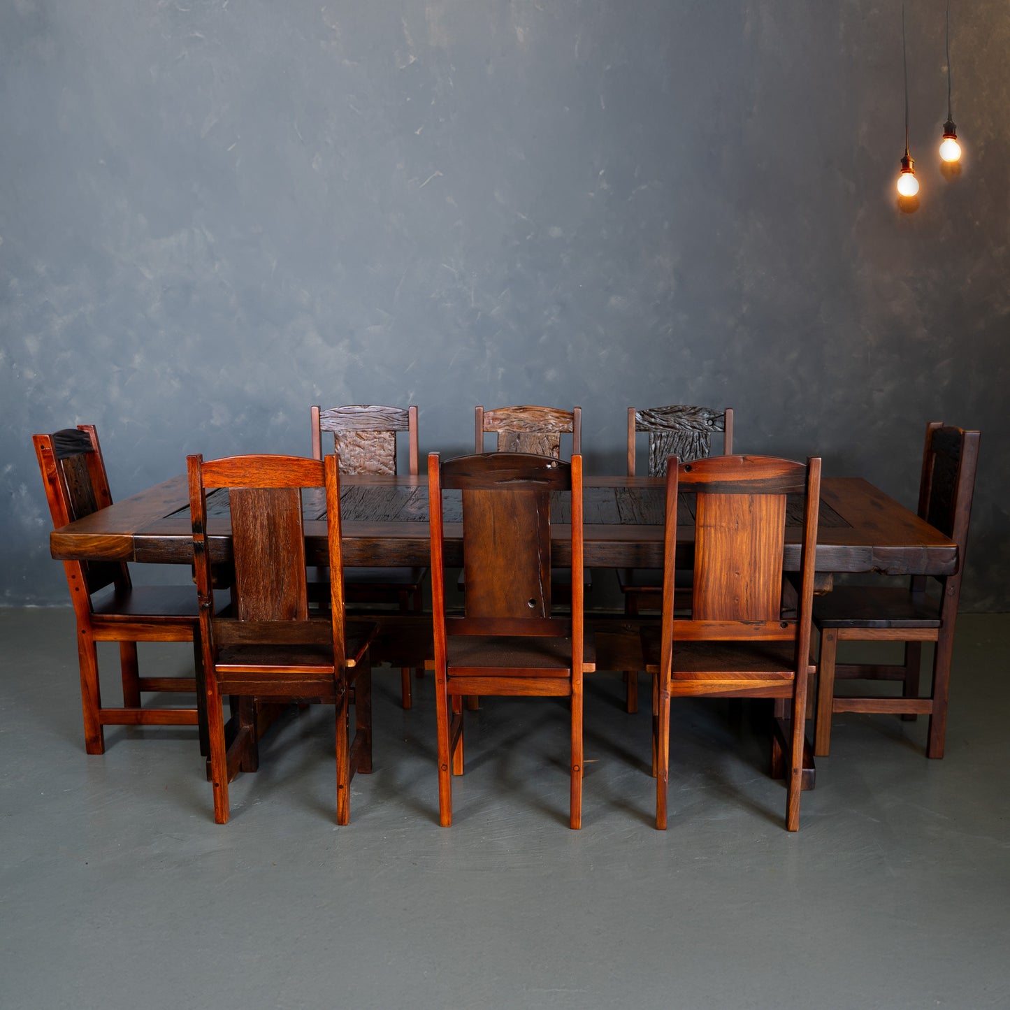 Sleeper Wood Table With Dining Chairs - Ouhout