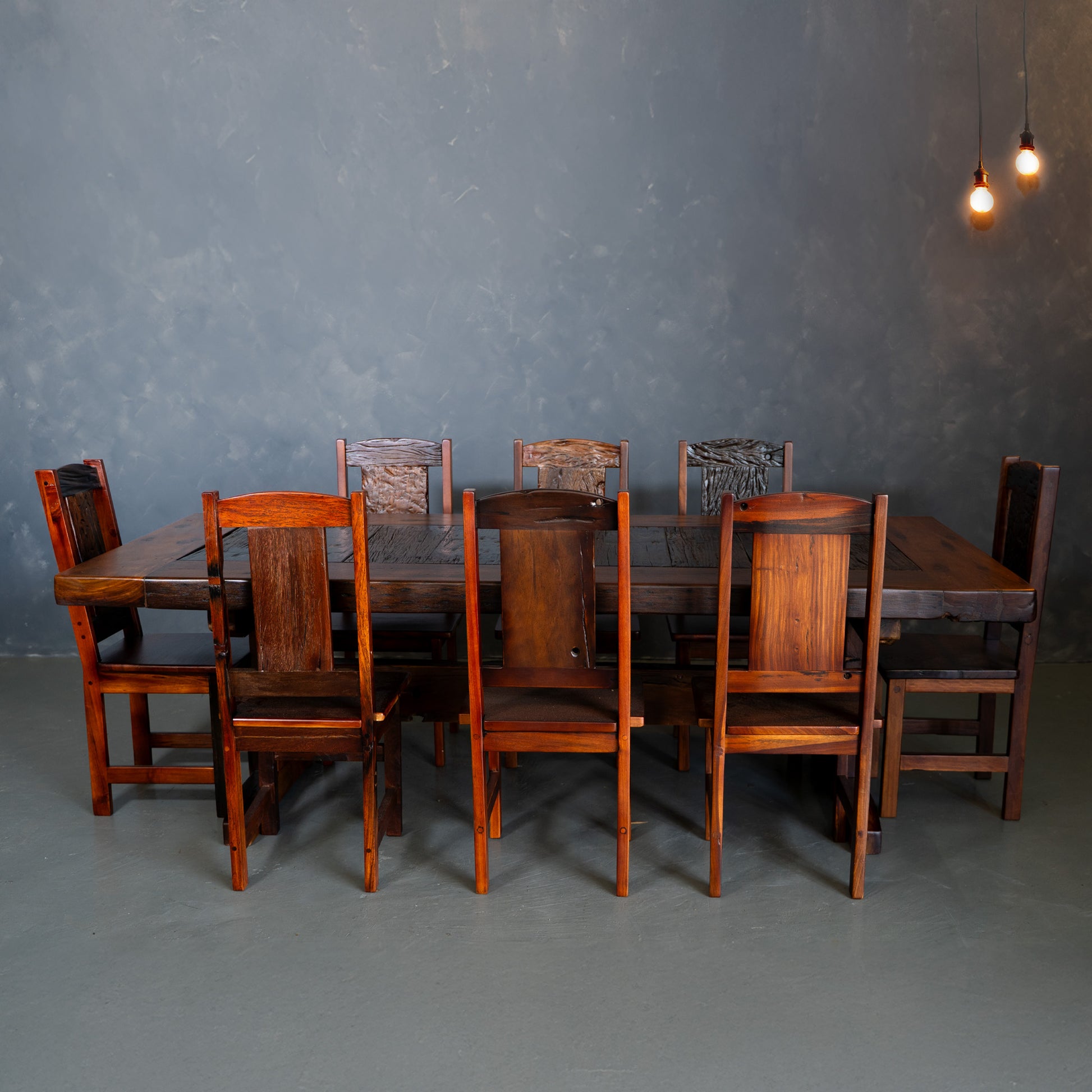 Sleeper Wood Table With Dining Chairs - Ouhout