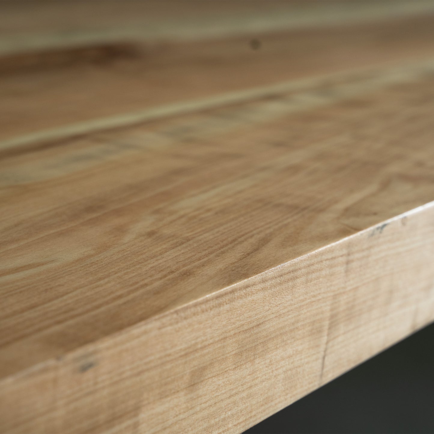 Live Edge Cottonwood Dining Table with Full Leather Bucket Chairs