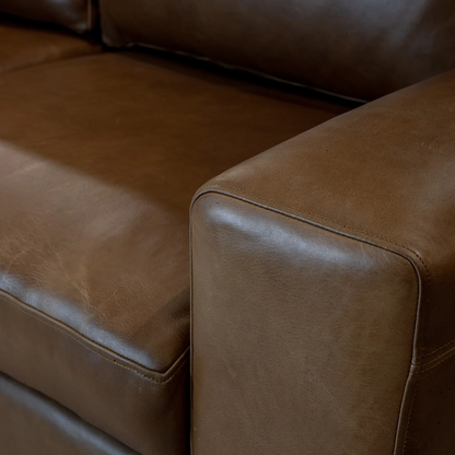Zambezi Leather Wingback & Sofa Combo