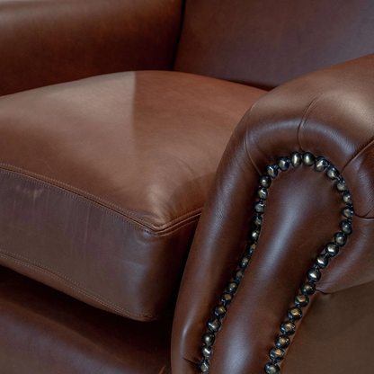 Zambezi Leather Wingback & Sofa Combo